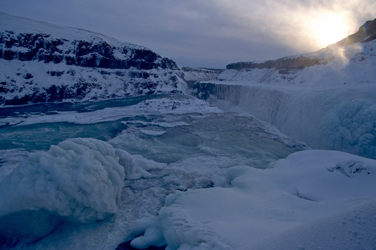 IJsland: Gulfoss, waterval, 2022 door Sisse Brimberg