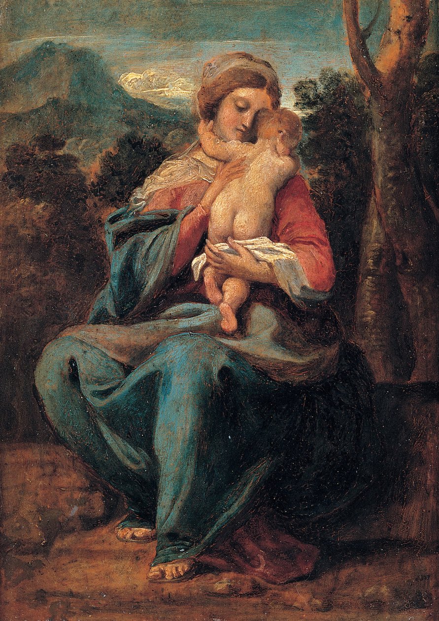 Madonna met het Kind door Sisto Badalocchio