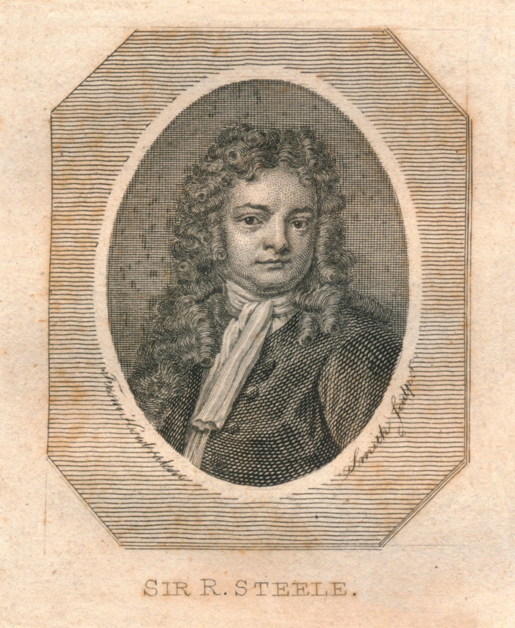 Sir R. Steele, ca. 1800 door Smith