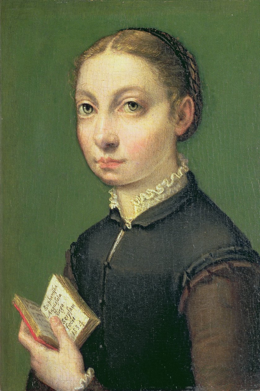 Zelfportret, 1554 door Sofonisba Anguissola