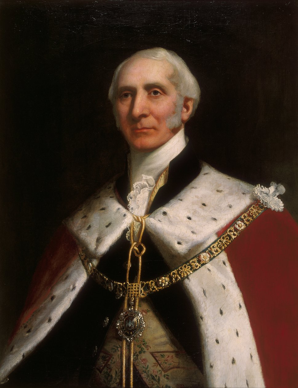 Sir David Salomans, ca. 1856 door Solomon Alexander Hart