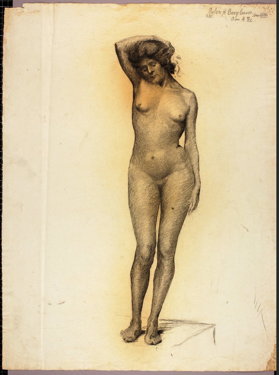 Naakt door Solon H. Borglum