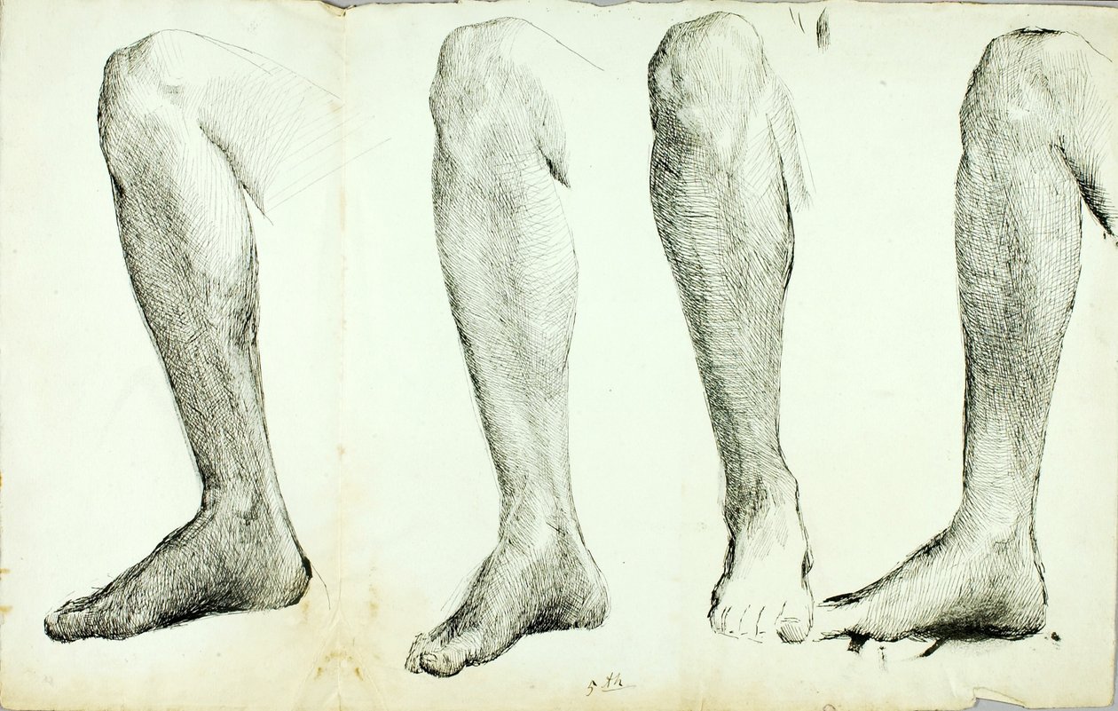 Studie van anatomie, #5 door Solon H. Borglum
