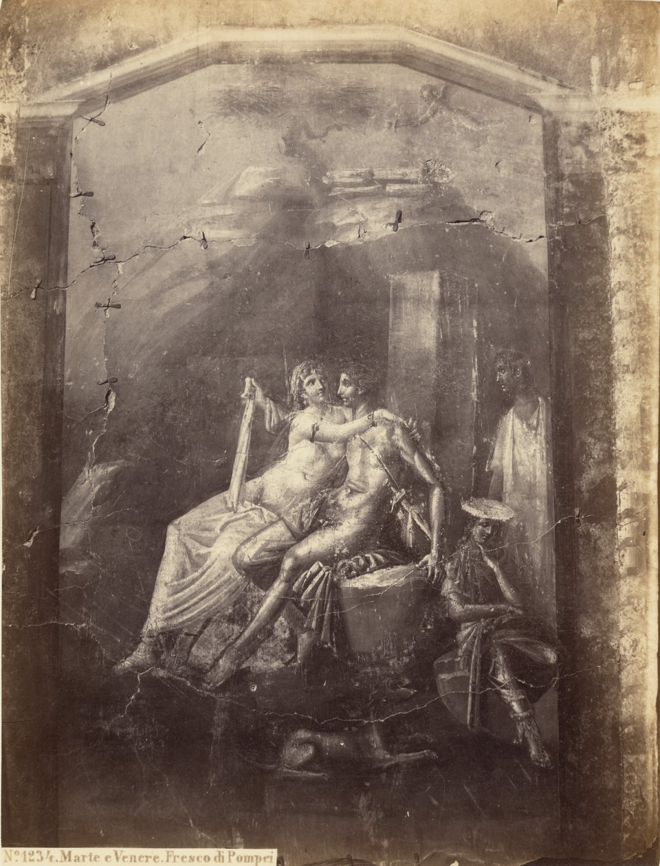 Mars en Venus. Vers uit Pompeii door Sommer and Behles