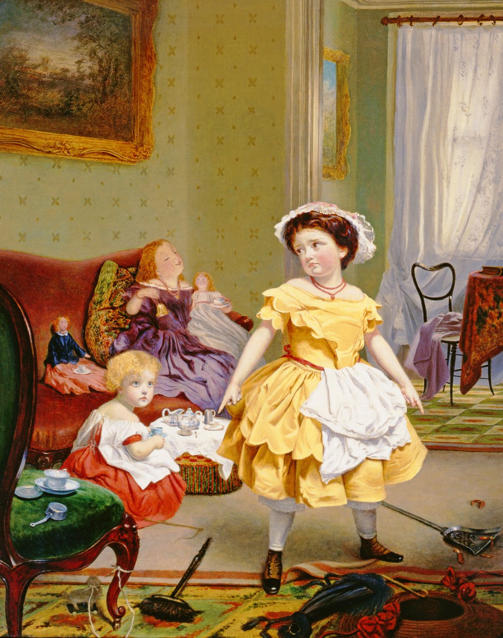 Het is mijn beurt om moeder te spelen! door Sophie Gengembre Anderson