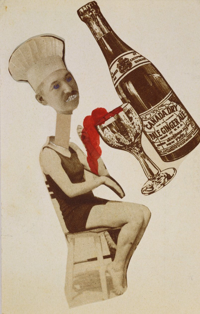 Ansichtkaart gestuurd door de kunstenaar naar Tristan Tzara door Sophie Taeuber Arp