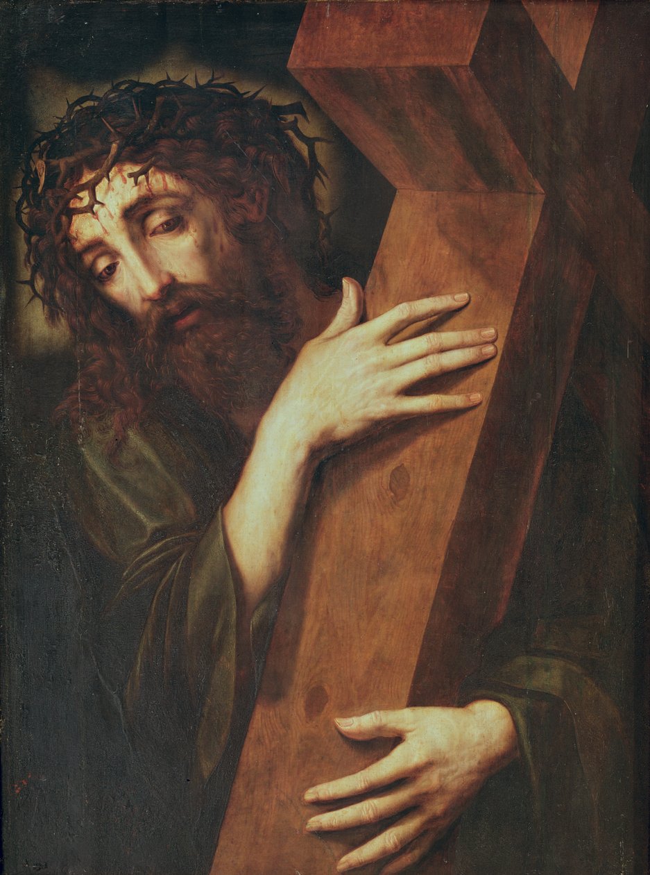 Christus Draagt het Kruis door Spanish School