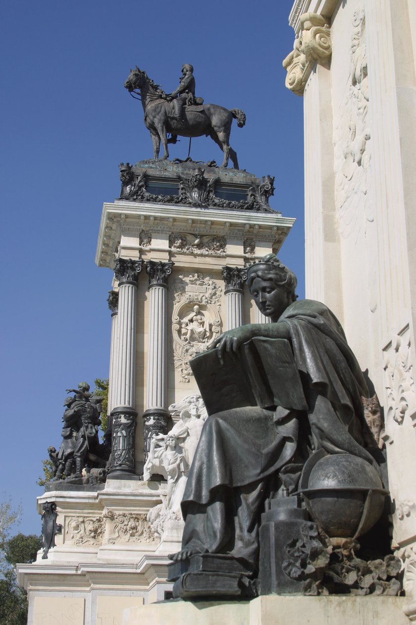 Monument voor Alfonso XII (1857-85) door Spanish School
