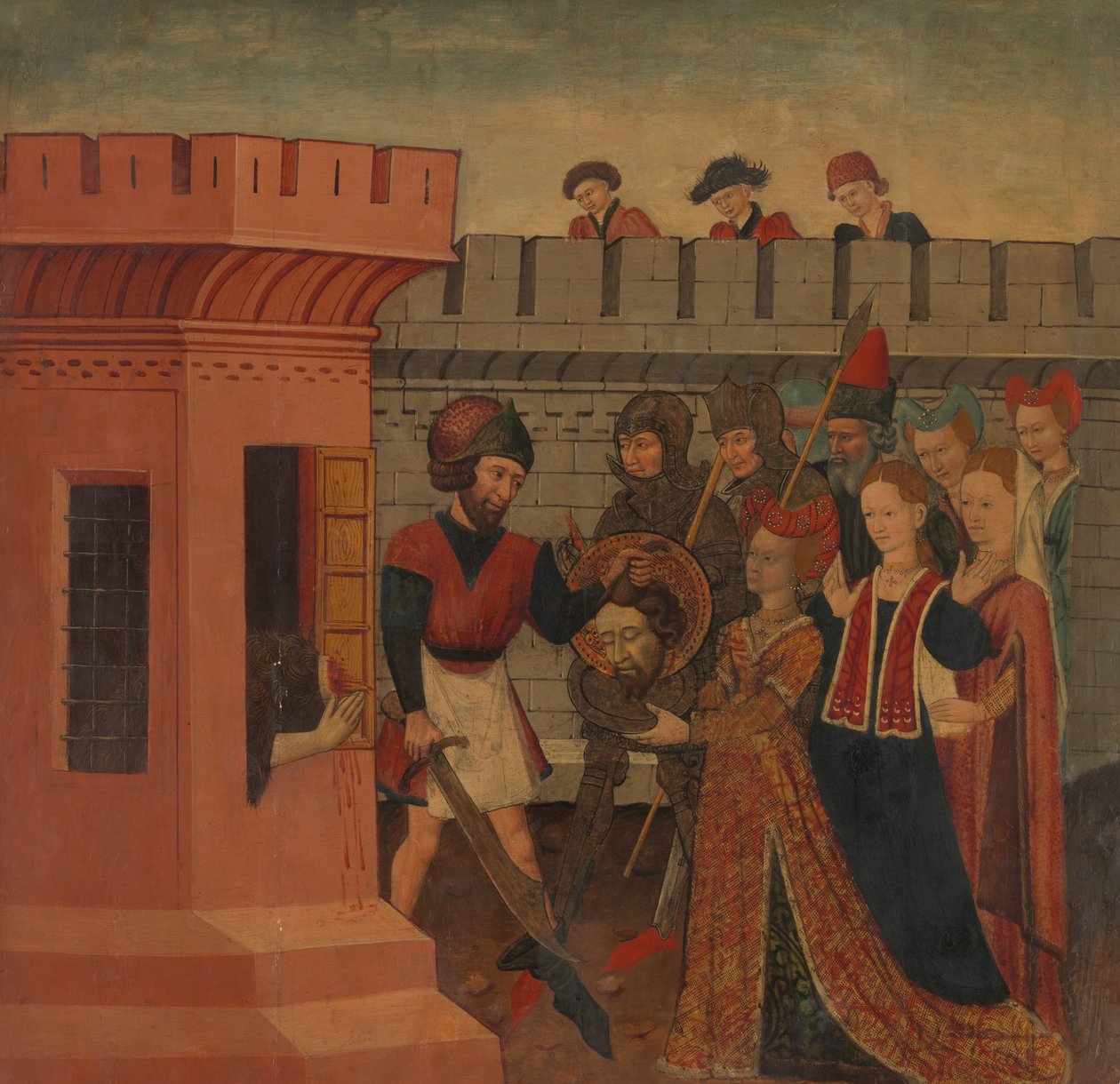 De onthoofding van Johannes de Doper door Spanish