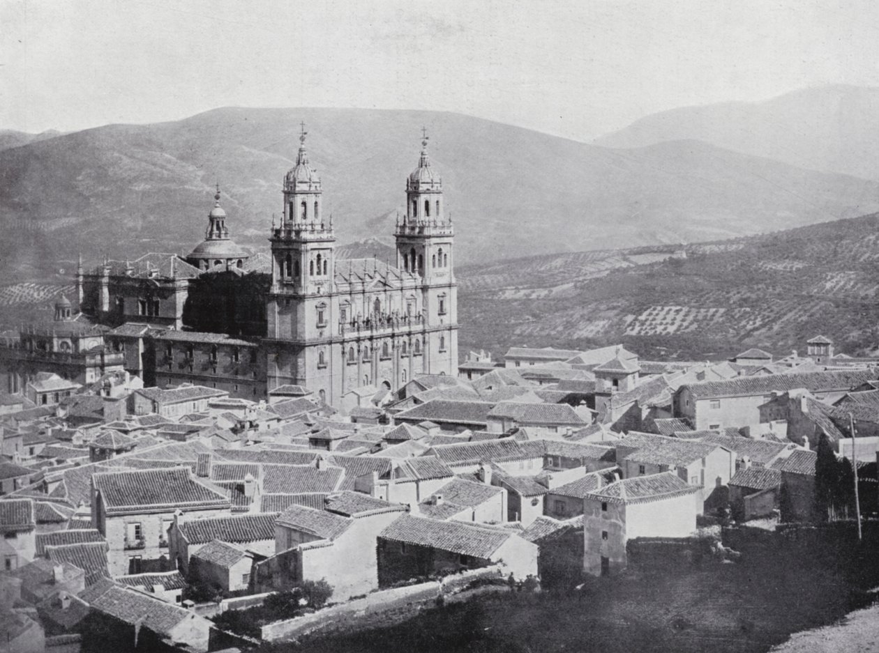 De kathedraal, Jaen (zwart-wit foto) door Spanish Photographer