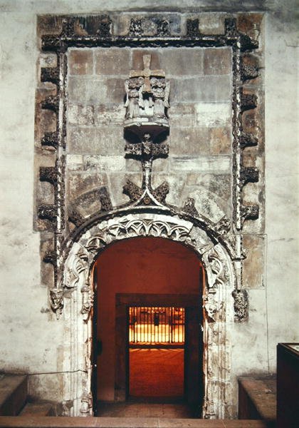 Ingang van de Camara Santa door Spanish School