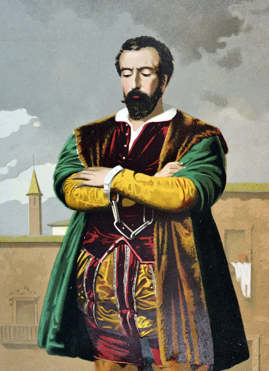 Portret van Juan de Padilla door Spanish School