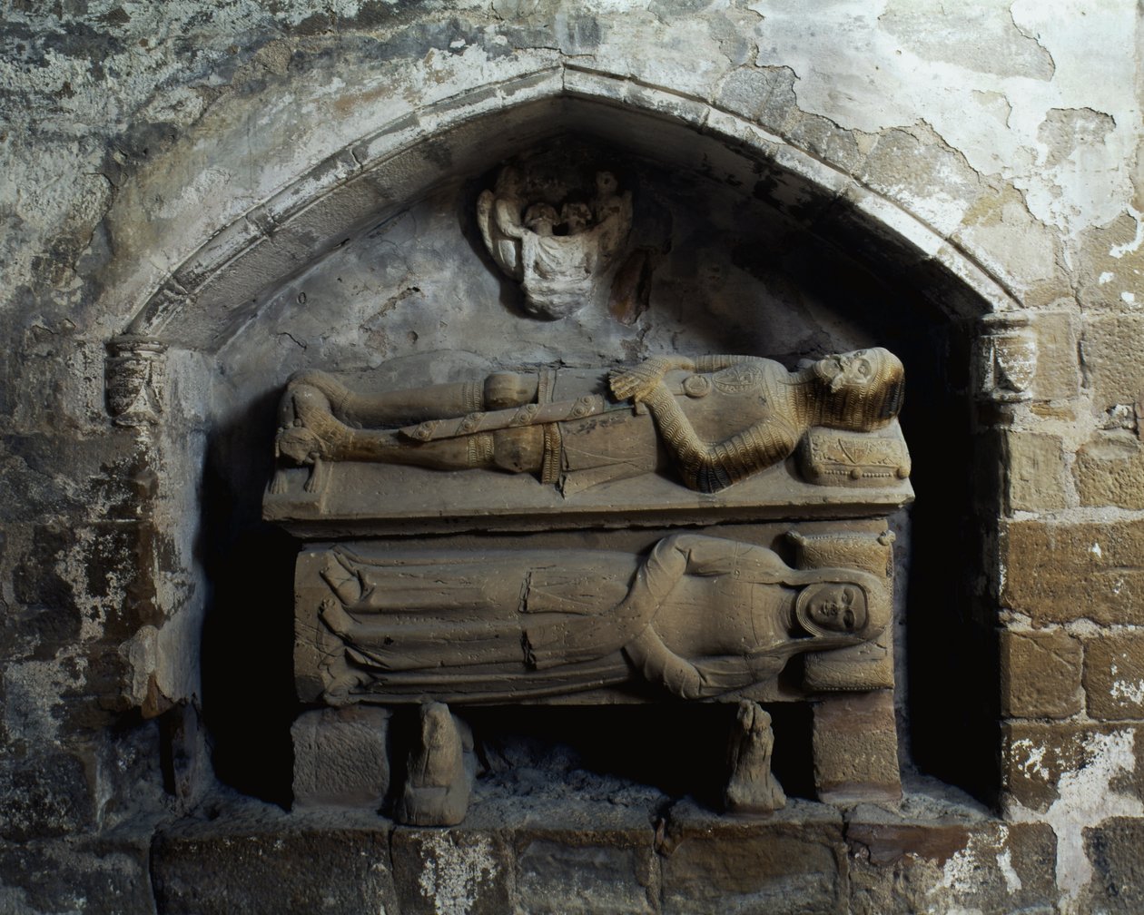 Sarcophagus door Spanish School