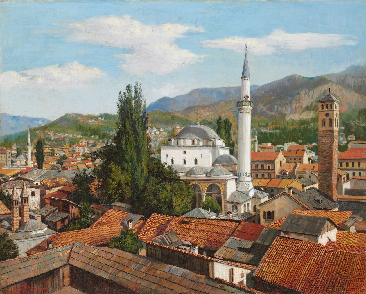 Gazi Husrev Beg Moskee, Sarajevo door Spiro Bocaric
