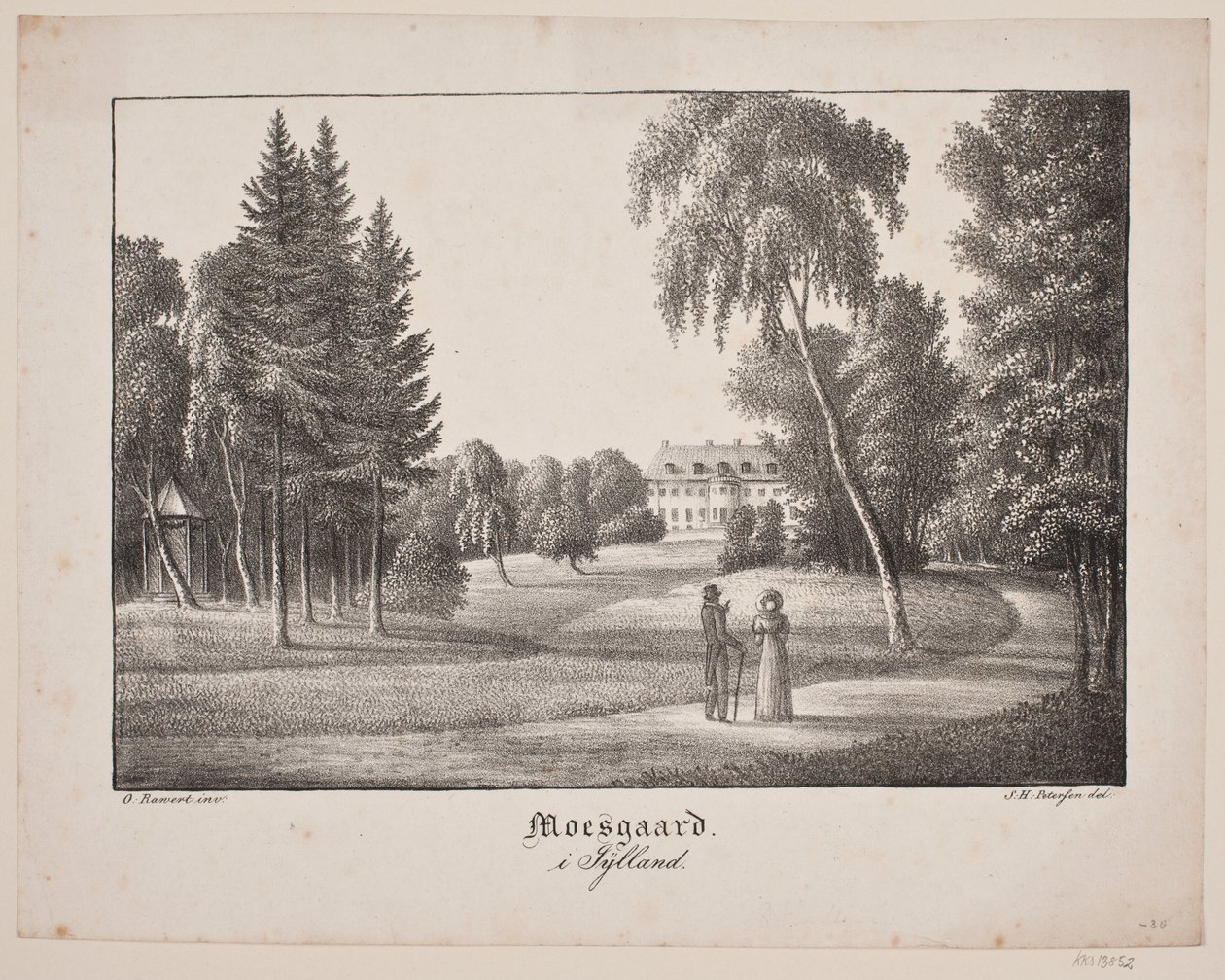 Moesgård in Jutland door Søren Henrik Petersen