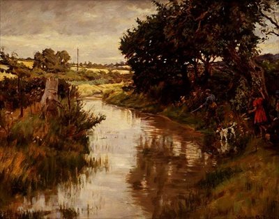 De Blauwe Rivier door Stanhope Alexander Forbes
