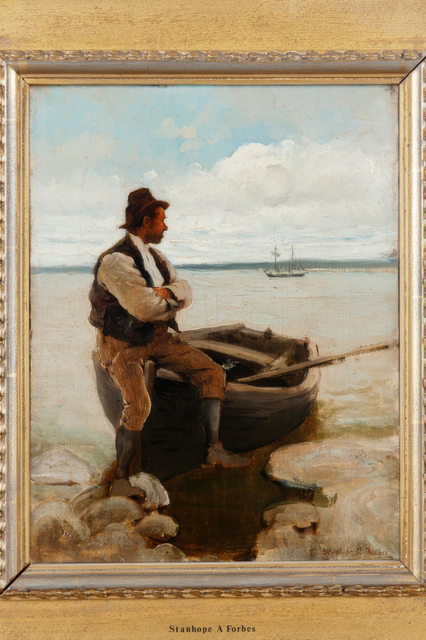 Veerman in Vlissingen door Stanhope Forbes