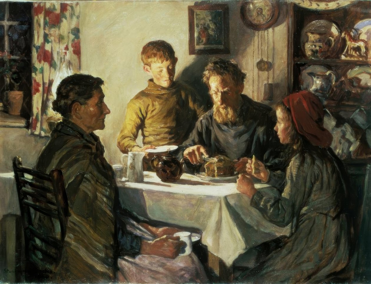 Gezinsleven door Stanhope Forbes