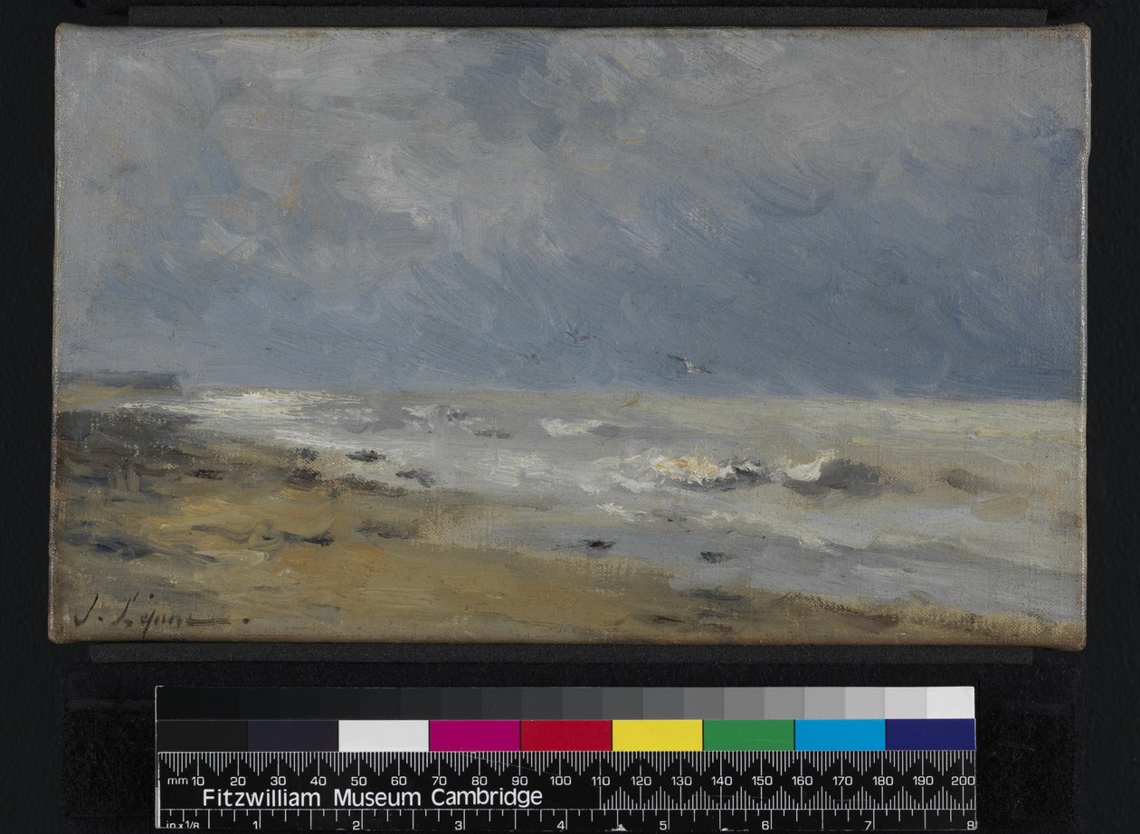 De Kust van Normandië door Stanislas Victor Edouard Lepine