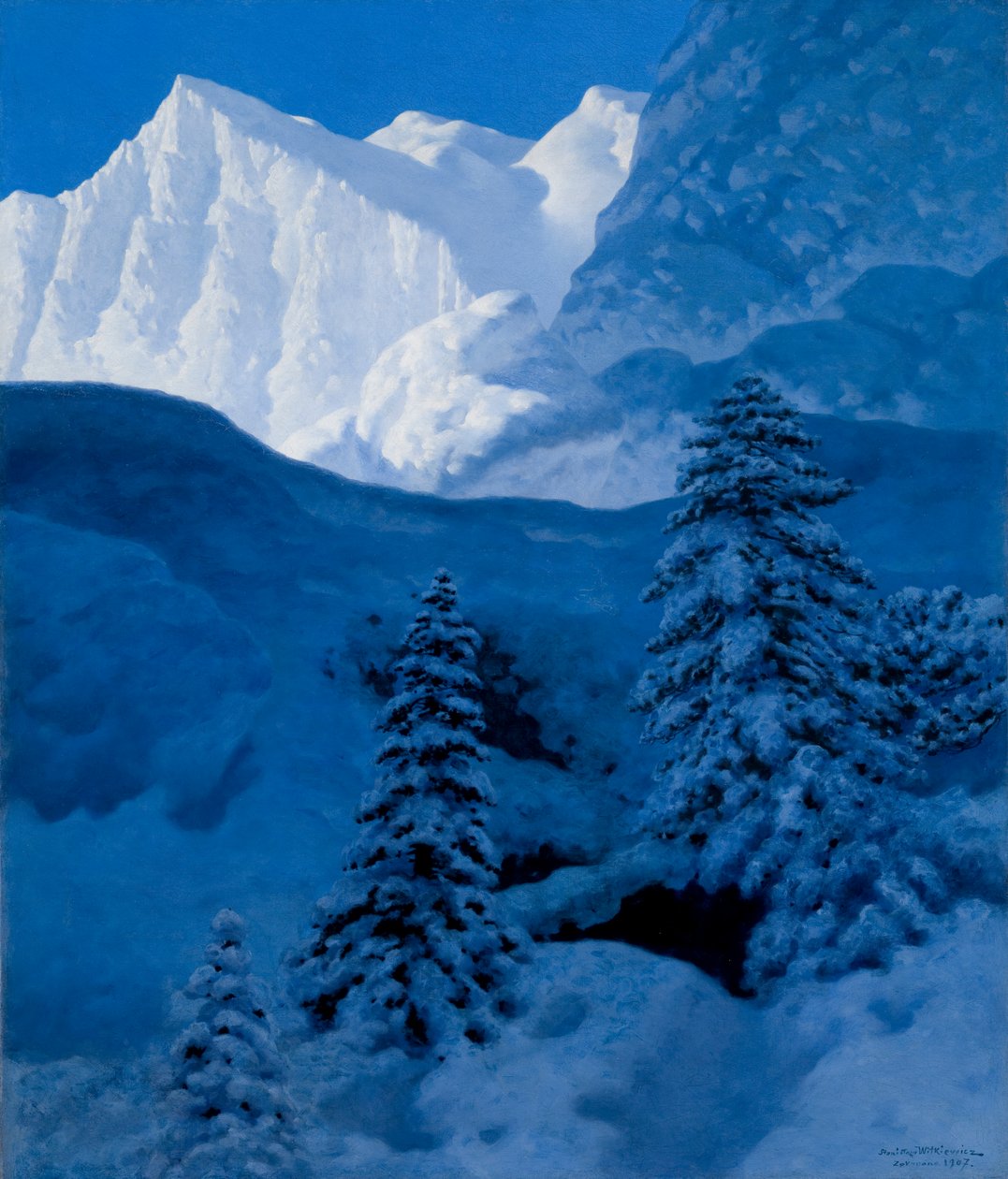 Nest van de winter door Stanislaw Ignacy Witkiewicz