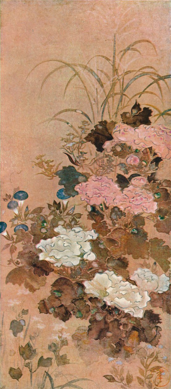 Zomerbloemen door Sôtatsu