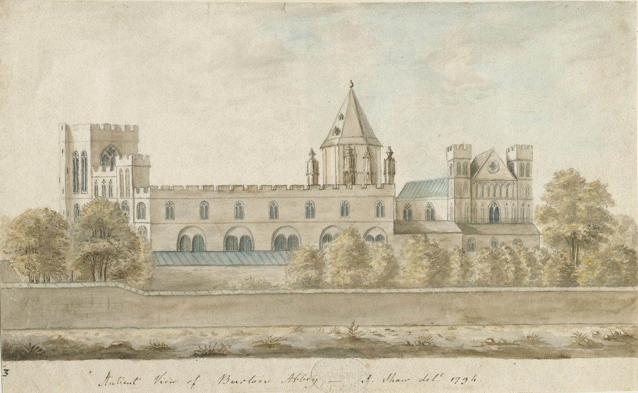 Burton-upon-Trent Abdij door Stebbing Shaw