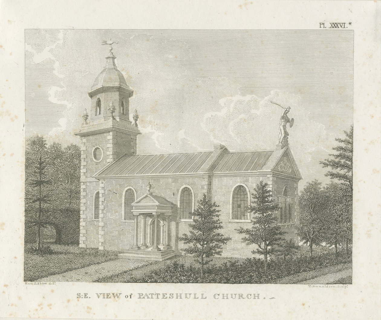 Patshull Kerk door Stebbing Shaw