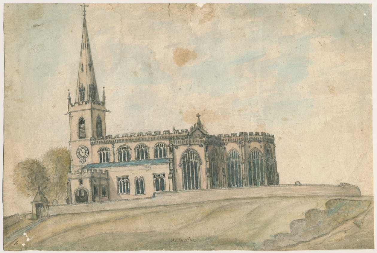 Wednesbury Kerk door Stebbing Shaw