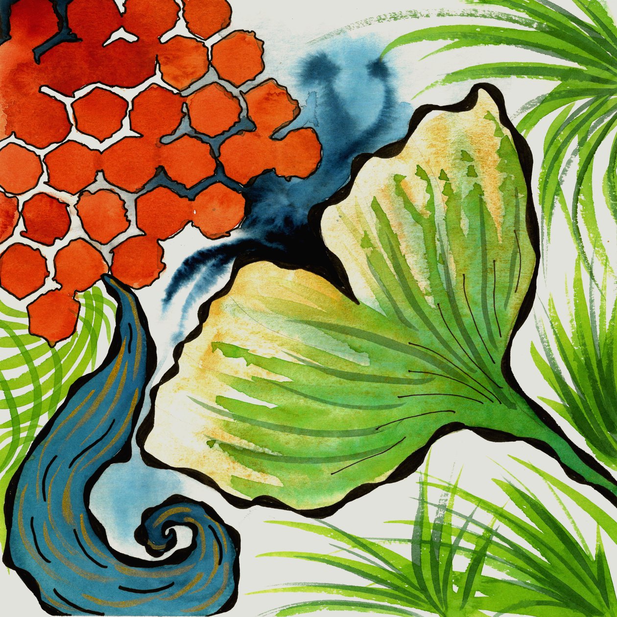 Gingko door Steegs Art Karin