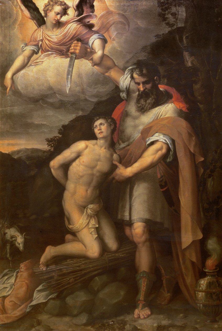 Het offer van Isaak door Stefano Pieri
