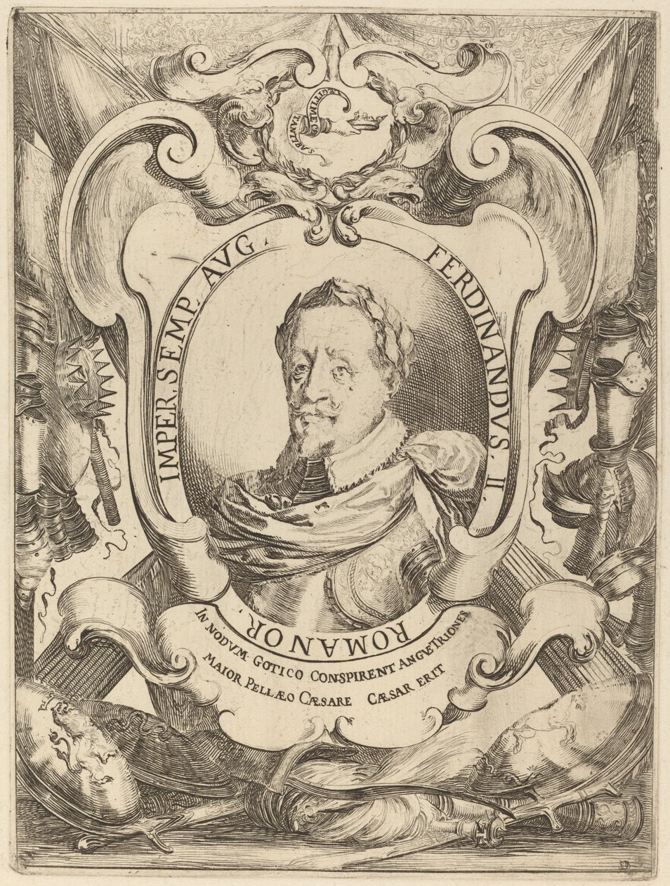 Keizer Ferdinand II door Stefano della Bella
