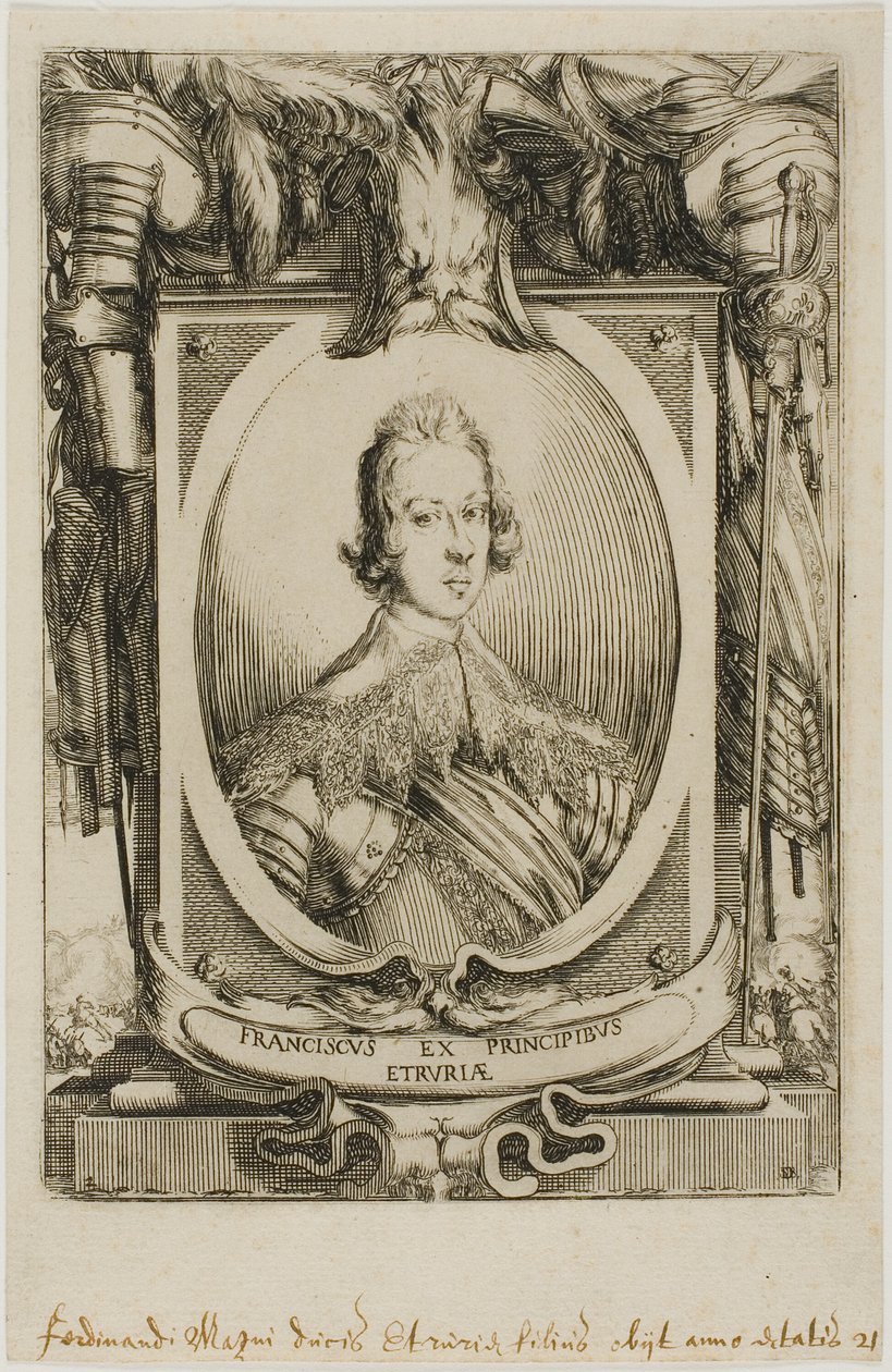 Francesco de Medici, Prins van Toscane door Stefano della Bella