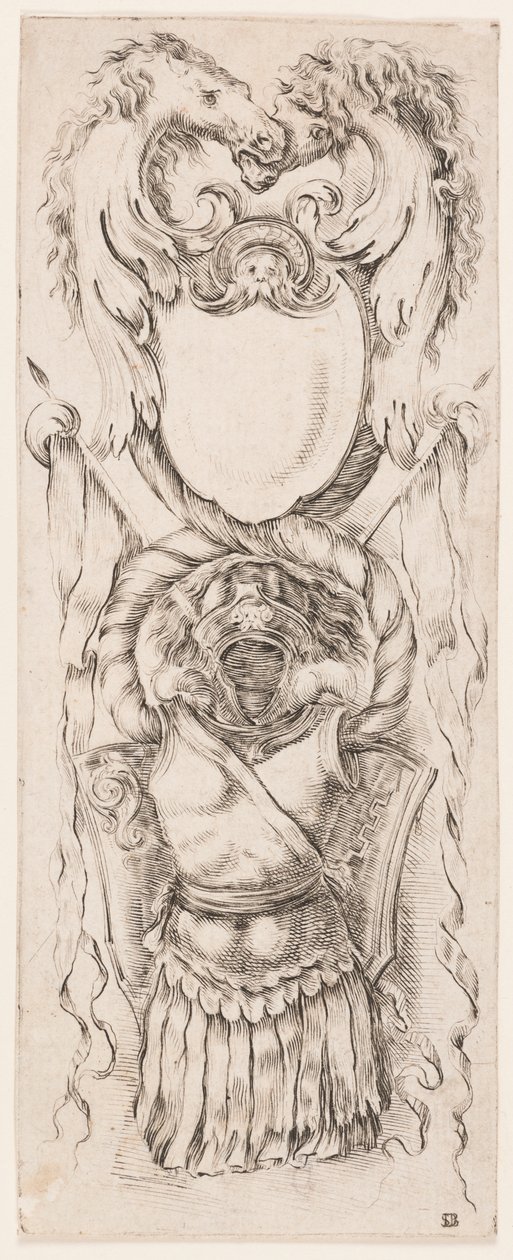 Ornamenti o Grottesche (Grotesk Ornament) door Stefano della Bella