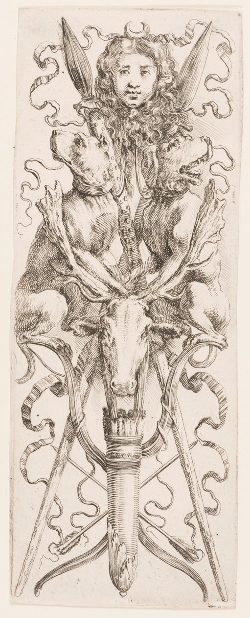 Ornamenten of Grotesken door Stefano della Bella