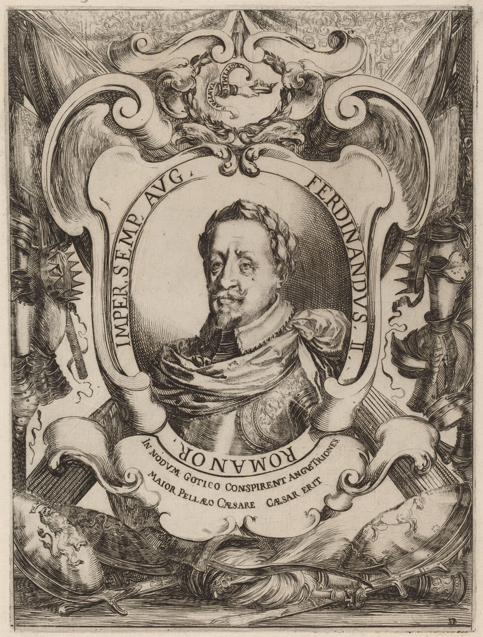 Keizer Ferdinand II door Stefano della Bella