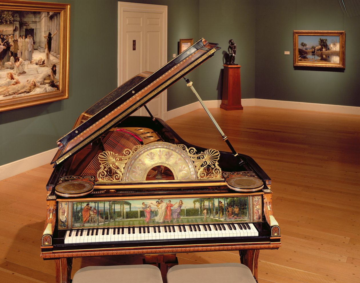 Model D Pianoforte, No.54538, 1884 door Steinway and Sons
