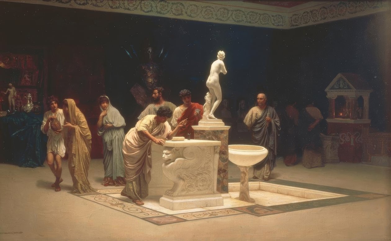 In het atrium van Maecenas door Stepan Wladislawowitsch Bakalowitsch