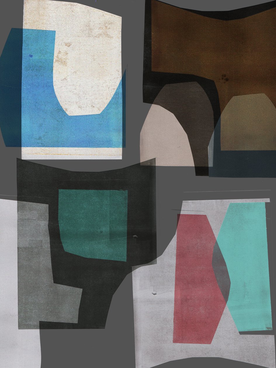 Monocollage VII, 2019 (digitaal) door Stephen Dow