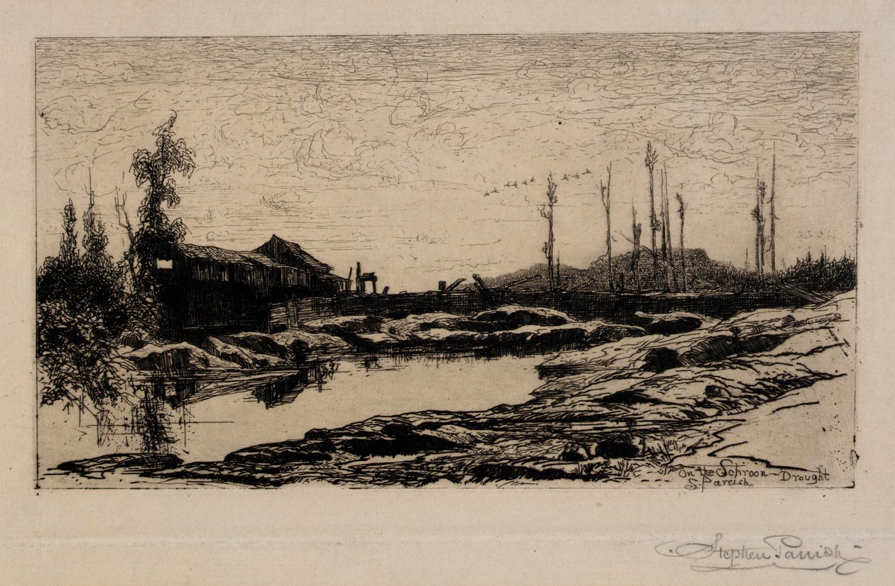 Op de Schroon - droogte door Stephen Parrish