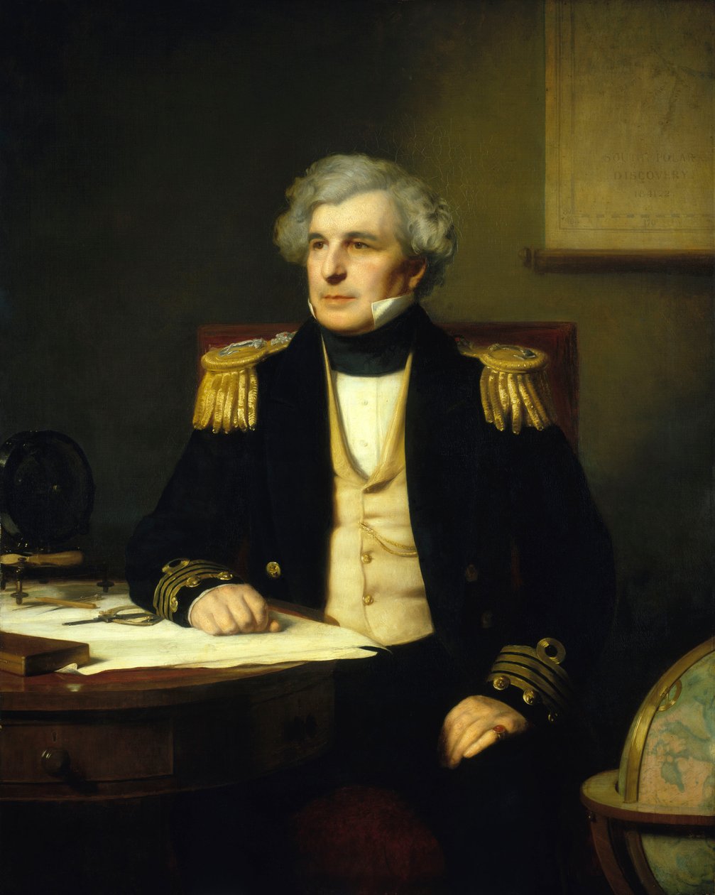 Kapitein Sir James Clark Ross (1800-1862) door Stephen Pearce