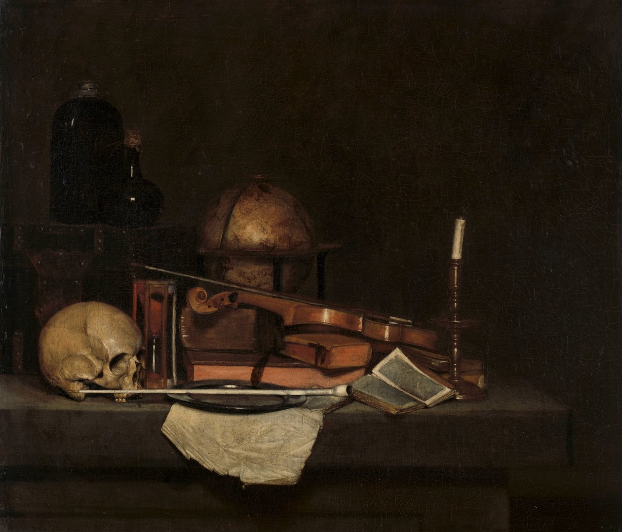 Vanitas stilleven door Stevers