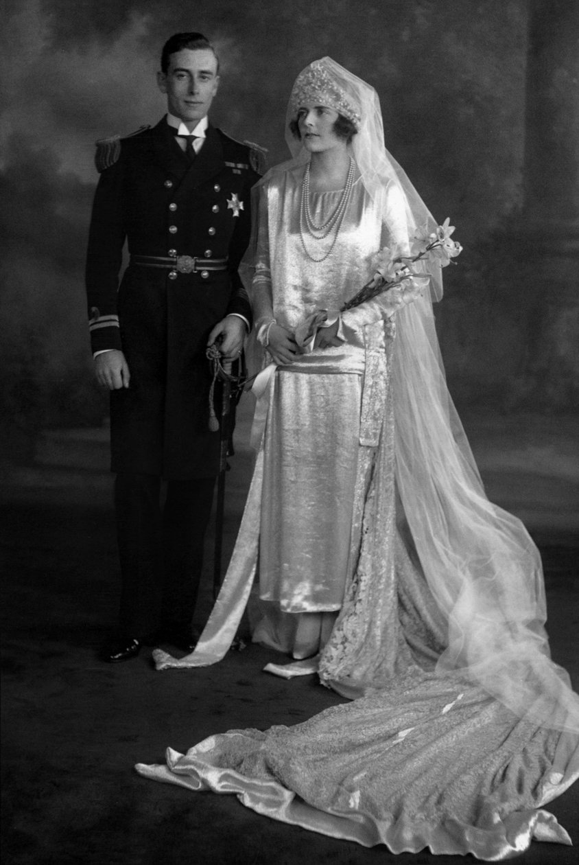 Huwelijk van Lord en Lady Mountbatten door Studio Lafayette