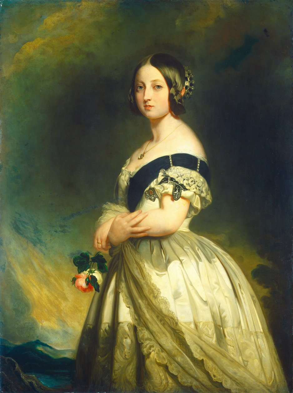 Koningin Victoria door Studio of Franz Xaver Winterhalter