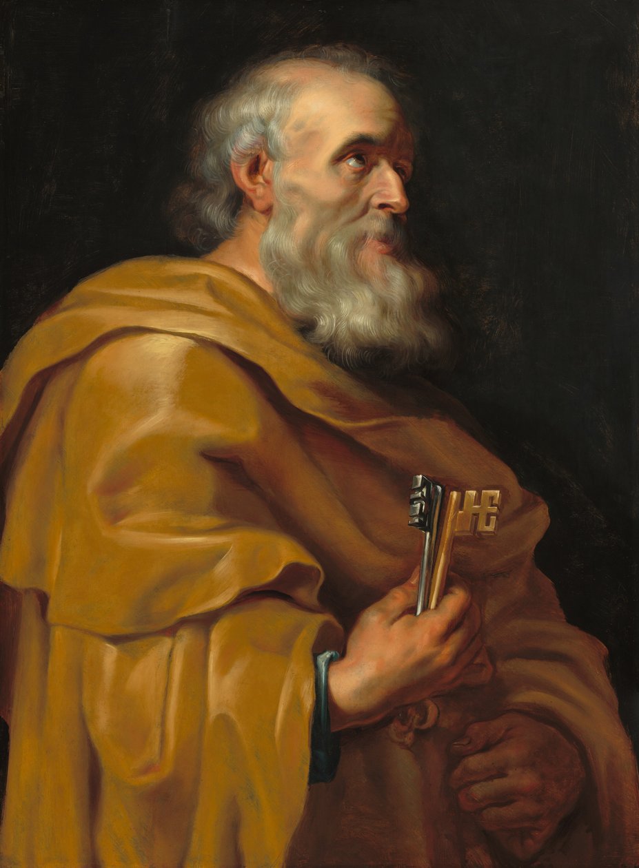 Sint Petrus door Studio of Peter Paul Rubens