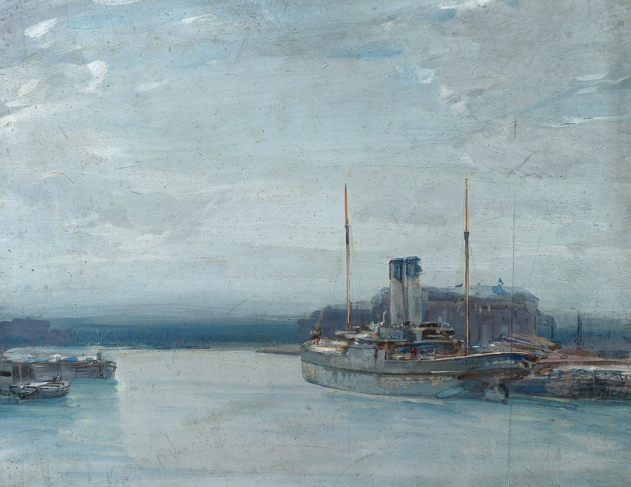 Schemering, c.1910 door Sunderland Rollinson