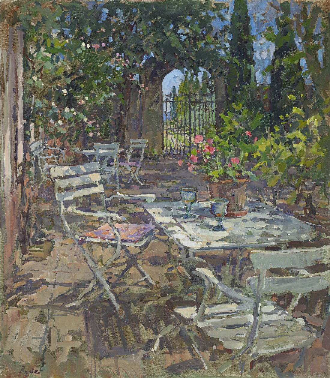 Terras, Mas de la Rose door Susan Ryder