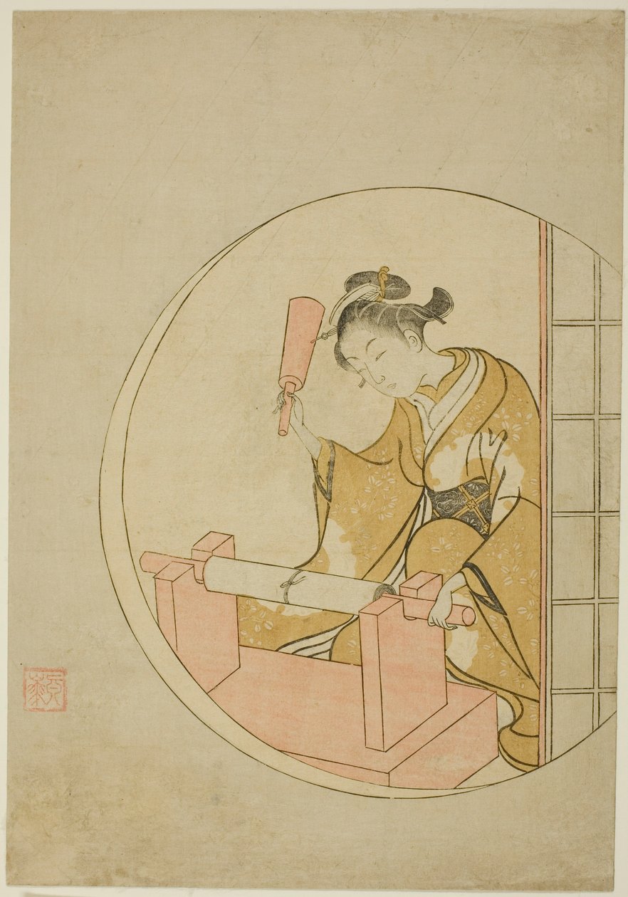 Vollen van Doek door Suzuki Harunobu