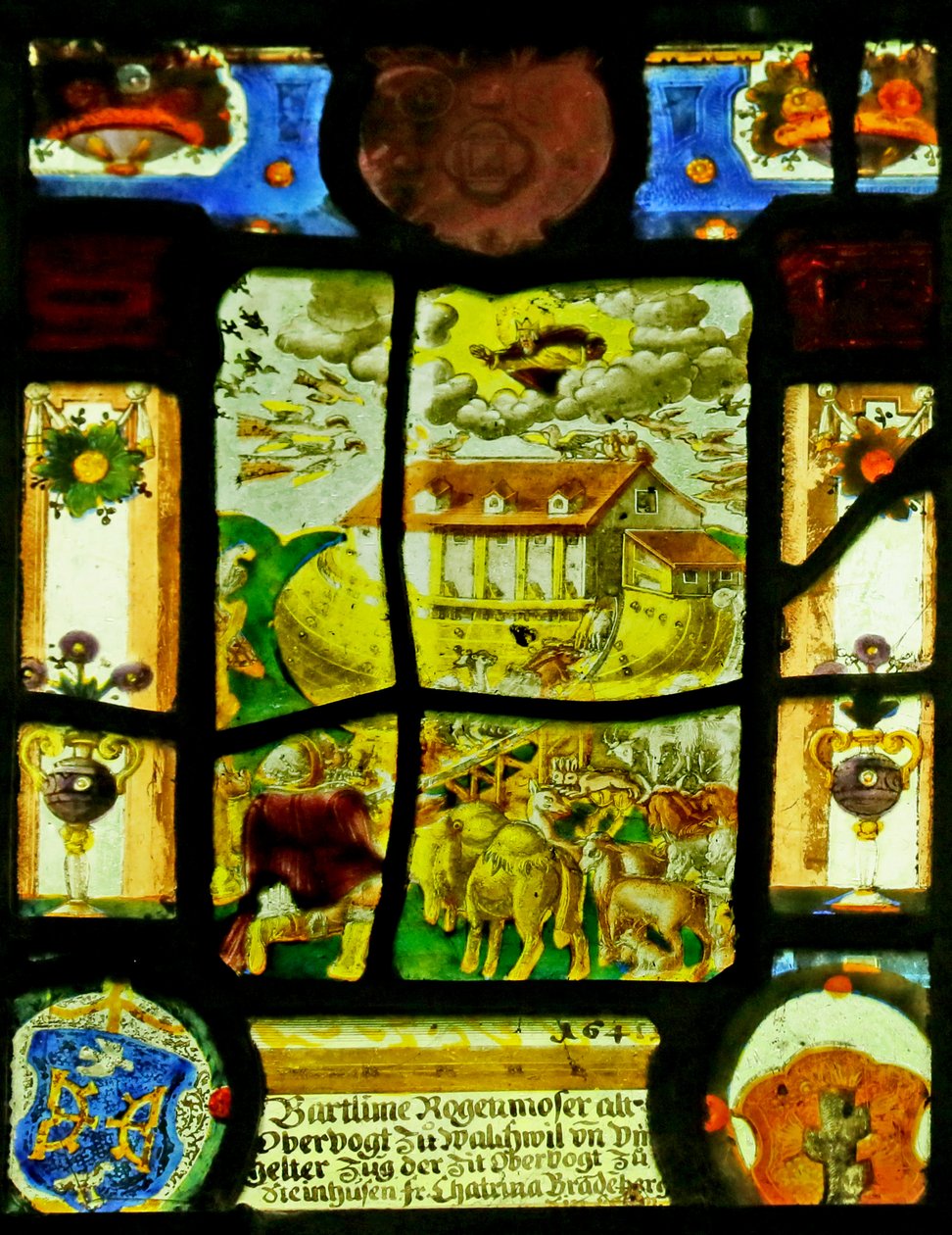 De Ark van Noach, 1641 door Swiss School