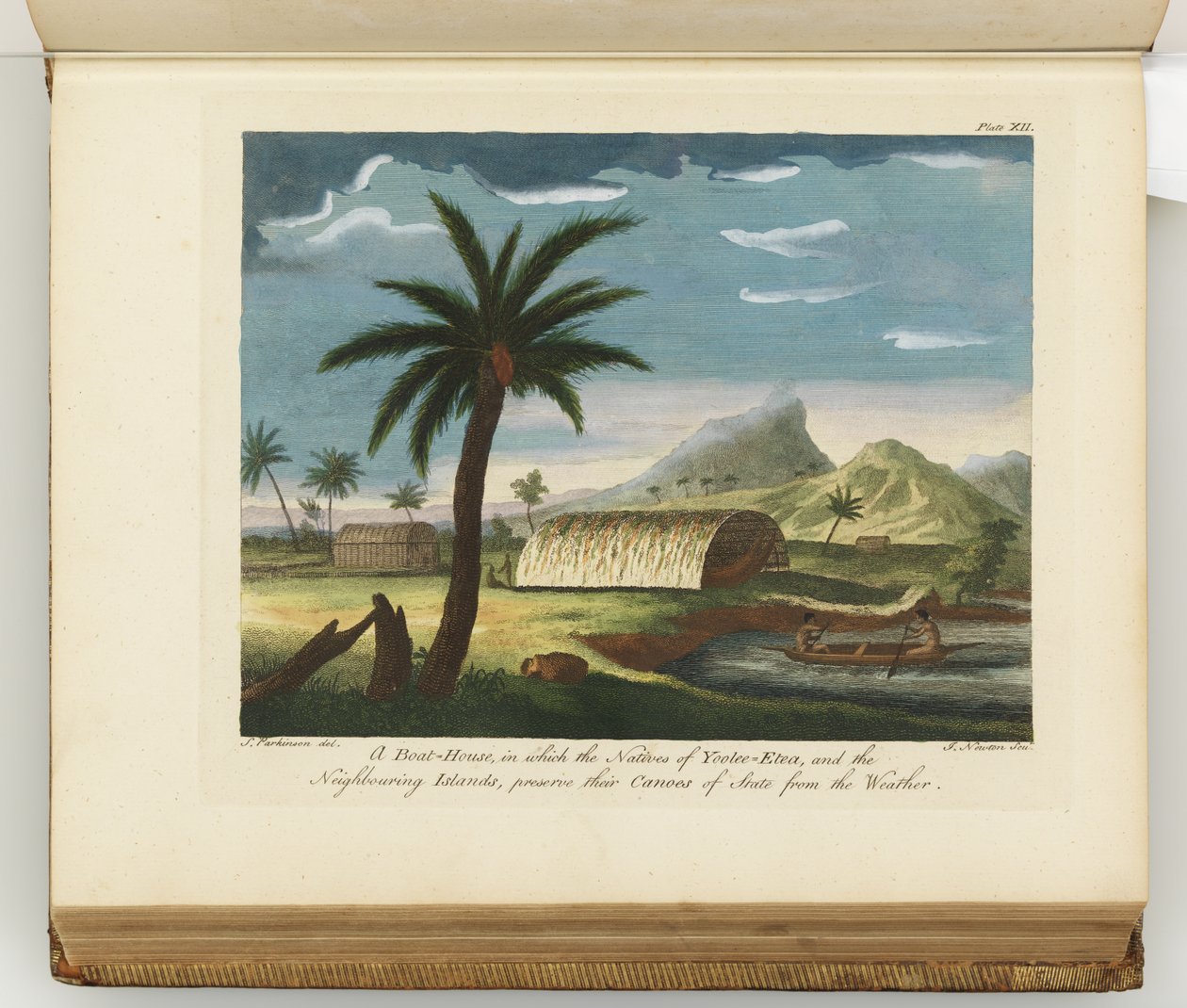 Illustratie uit Een reisverslag naar de Zuidzeeën: in Zijne Majesteits schip, de Endeavour, 1794 door Sydney