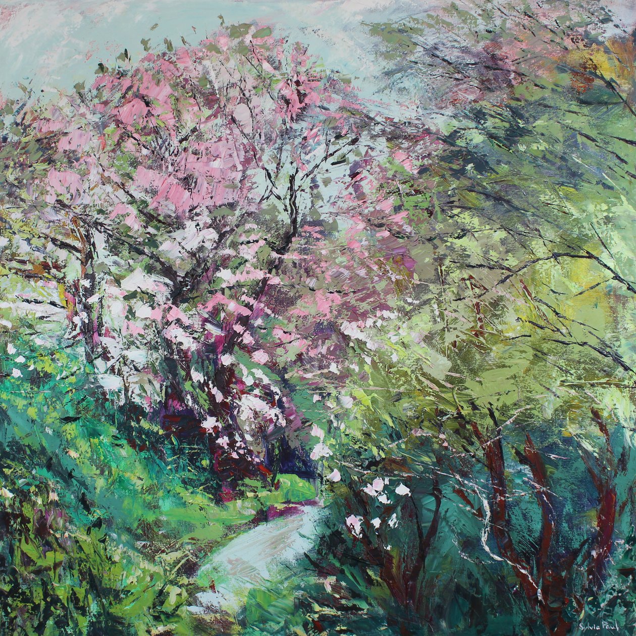Magnolia Bloesem door Sylvia Paul